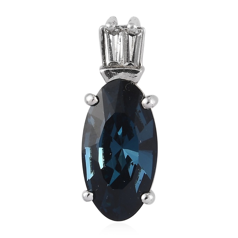 SWAROVSKI Montana Crystal Pendant
